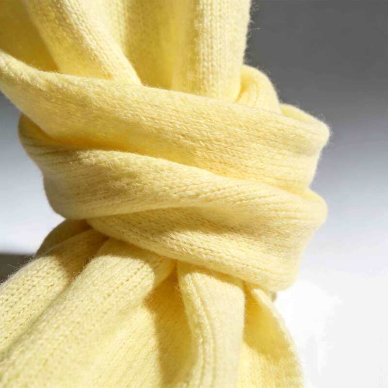 Quality Hand Rolled Hem Cashmere Scarves Rectangular Triangle Pure Luxuries Cashmere Scarf factory