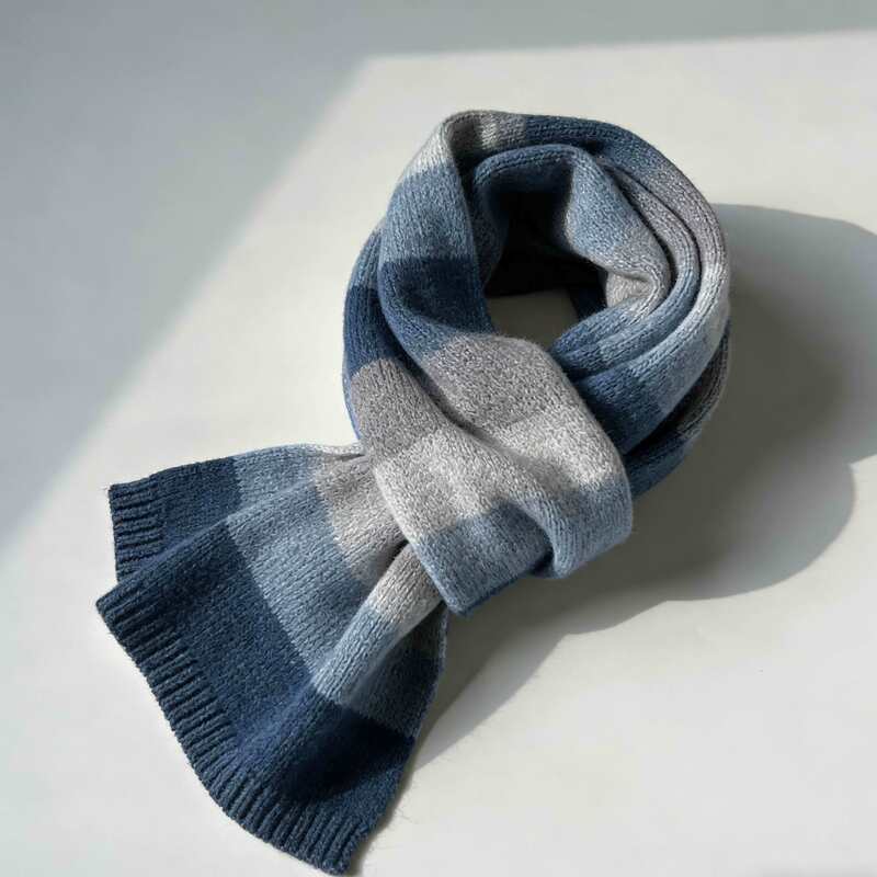 Quality Hand Rolled Hem Wool Scarves Infinity Loop 100 Wool Scarf Customized factory