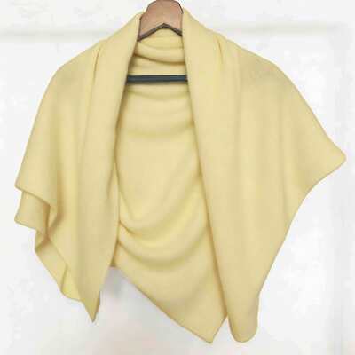 Quality Hand Rolled Hem Cashmere Scarves Rectangular Triangle Pure Luxuries Cashmere Scarf factory